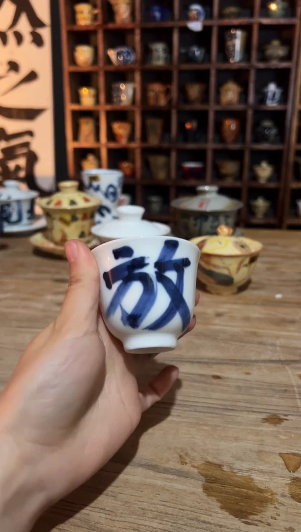 【闪购商品】观云听雨原创手绘茶具