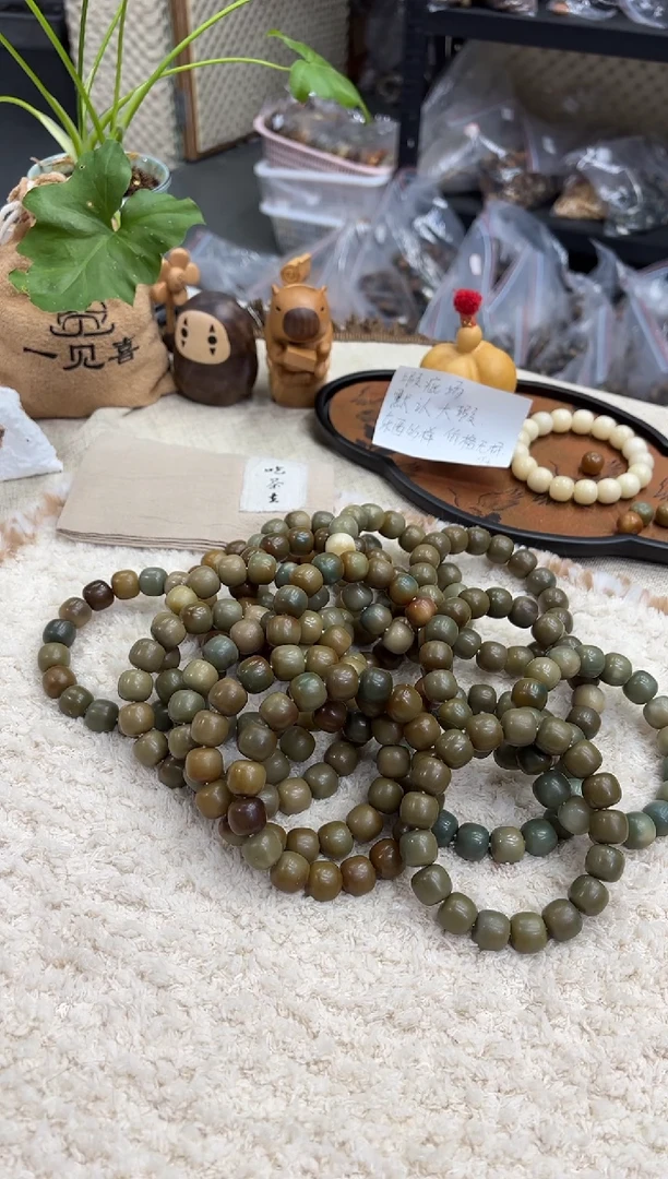 菩提根/象牙果手串15糖壳福利不挑（676）