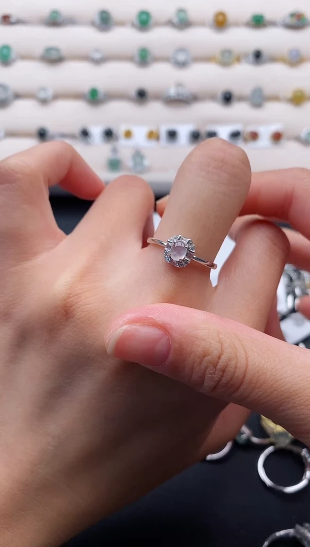 银S925镶嵌戒指翡翠11111111+1