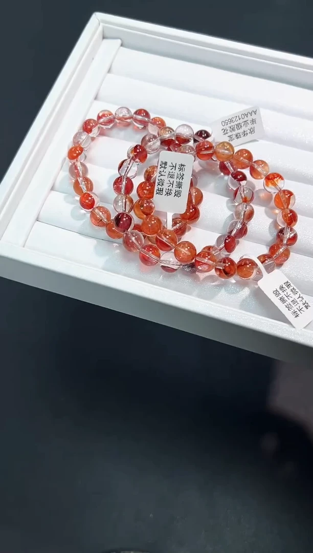 【闪购商品】水晶手串未镶嵌57O多样性发其一/1条9mm默认微瑕