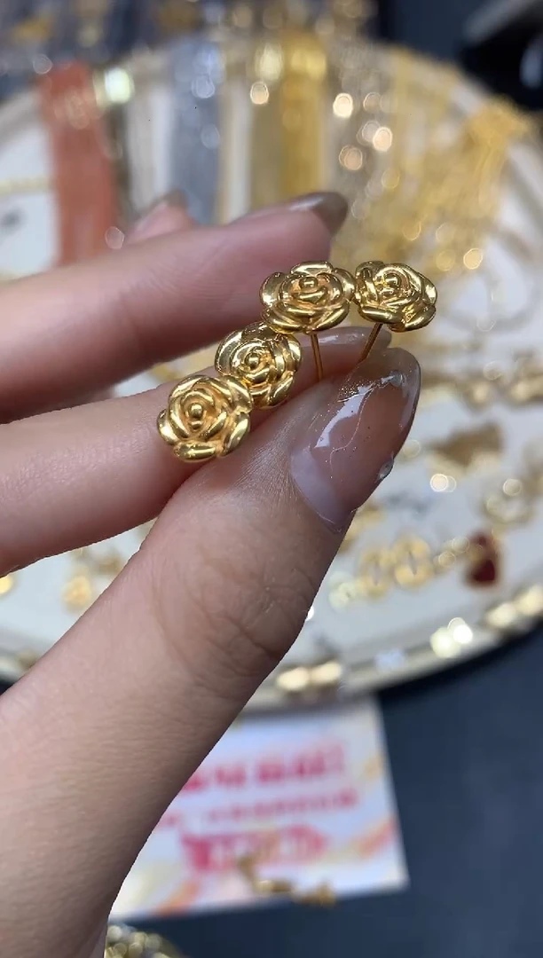 耳饰18K金耳饰多样性发货一件A7|480