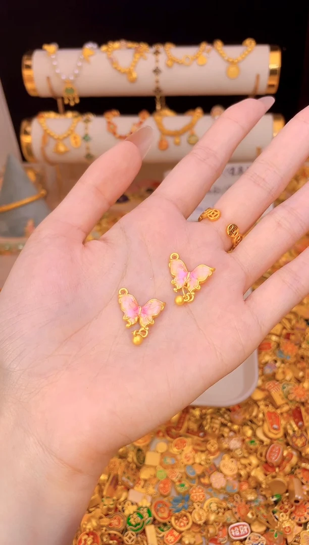 铜合金枫**露两个粉蝴蝶