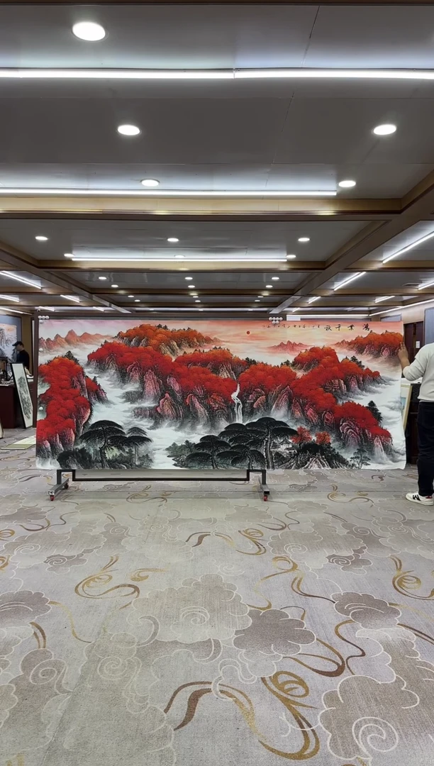 【闪购商品】绘画1刘雪红-大丈二-山水国画