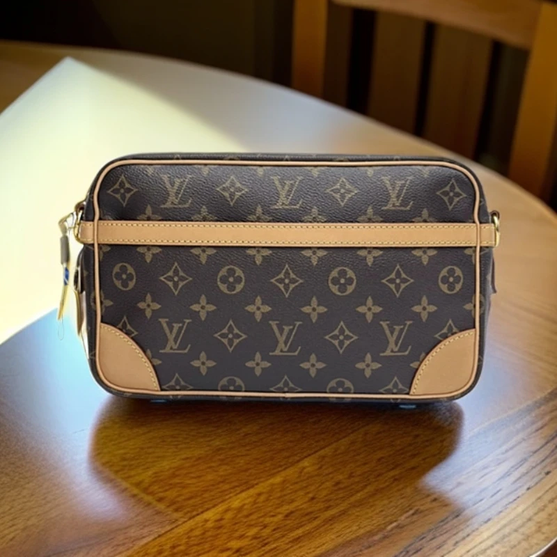 修复品LouisVuitton/路易威登经典老花单肩斜挎相机包/24h 奢选