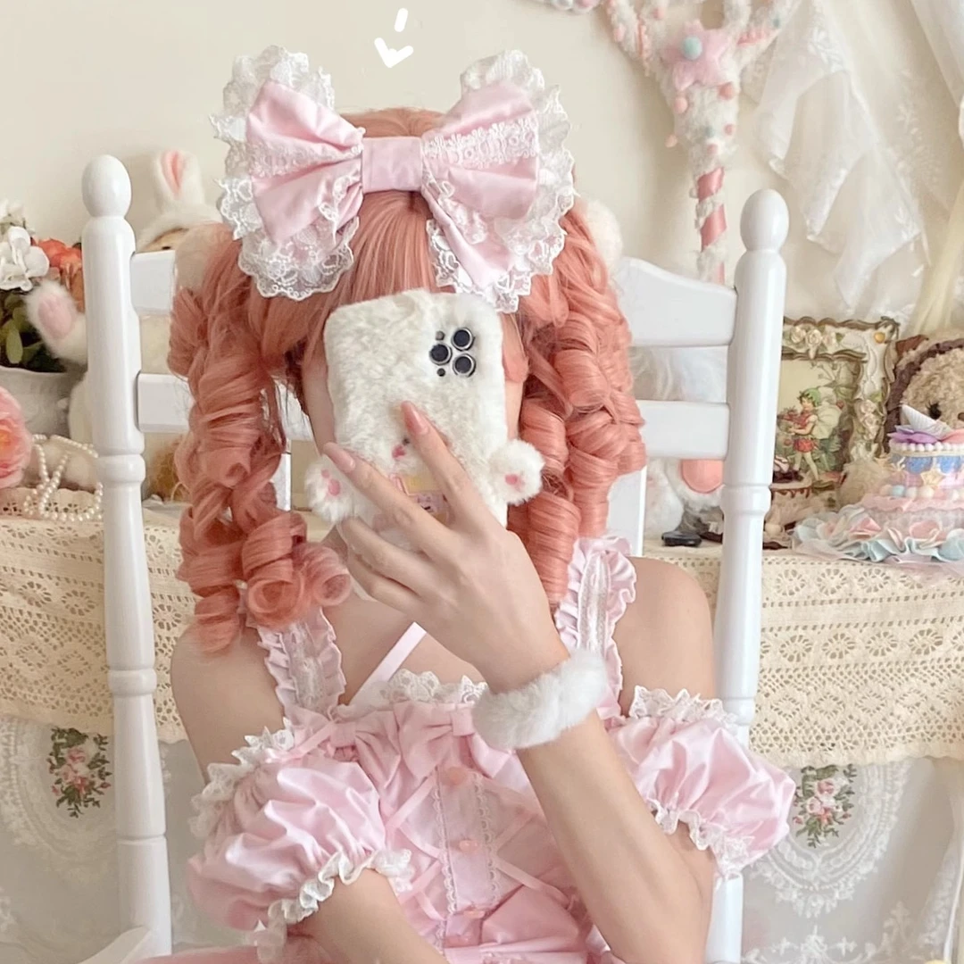 蔷薇之恋-原创大裙摆棉布Lolita连衣裙配饰