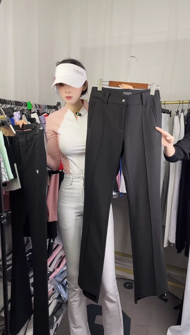 高尔夫 黑色长裤M码