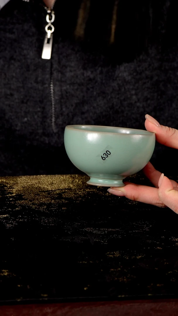 杯630 鸡心杯150cc匠工款君绿釉