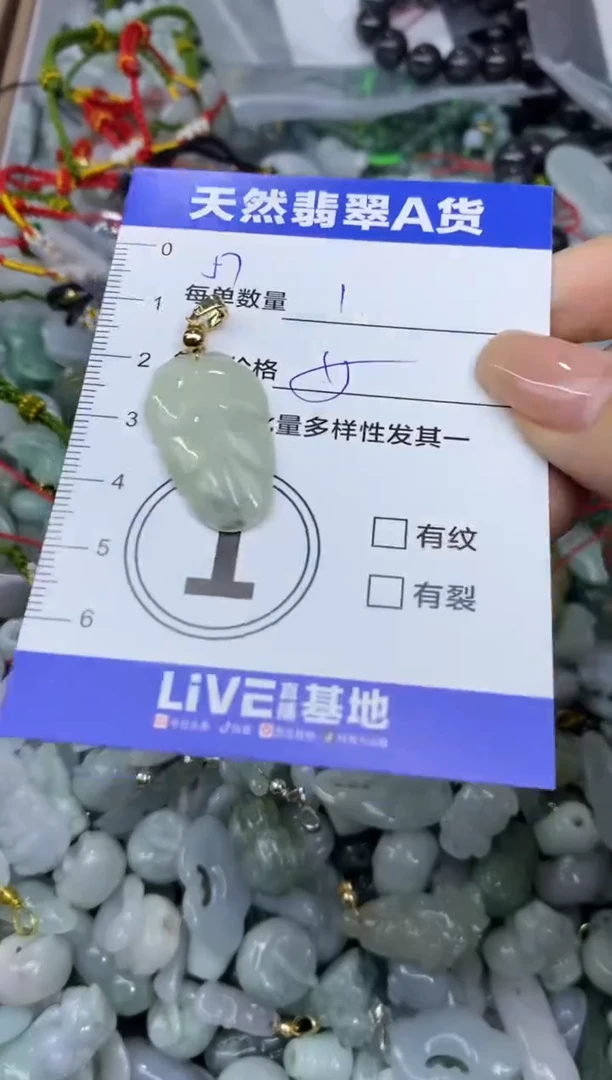 颈饰未镶嵌翡翠天然翡翠A货批量多样性发一件