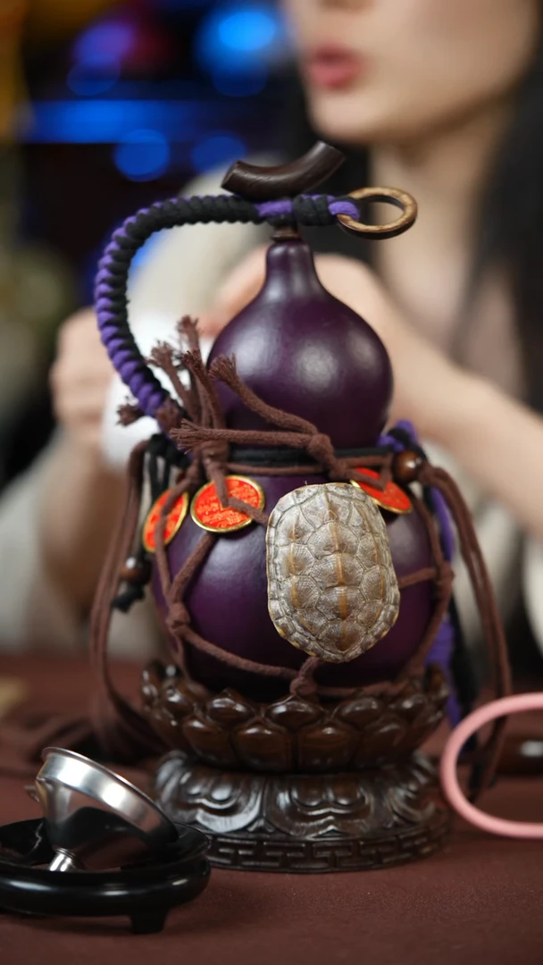 【闪购商品】376号500ml左右的非遗漆器酒葫芦