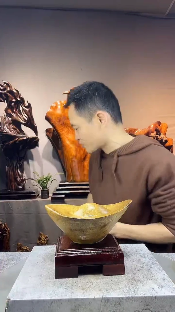 金丝楠白*小叶桢楠随行摆件2