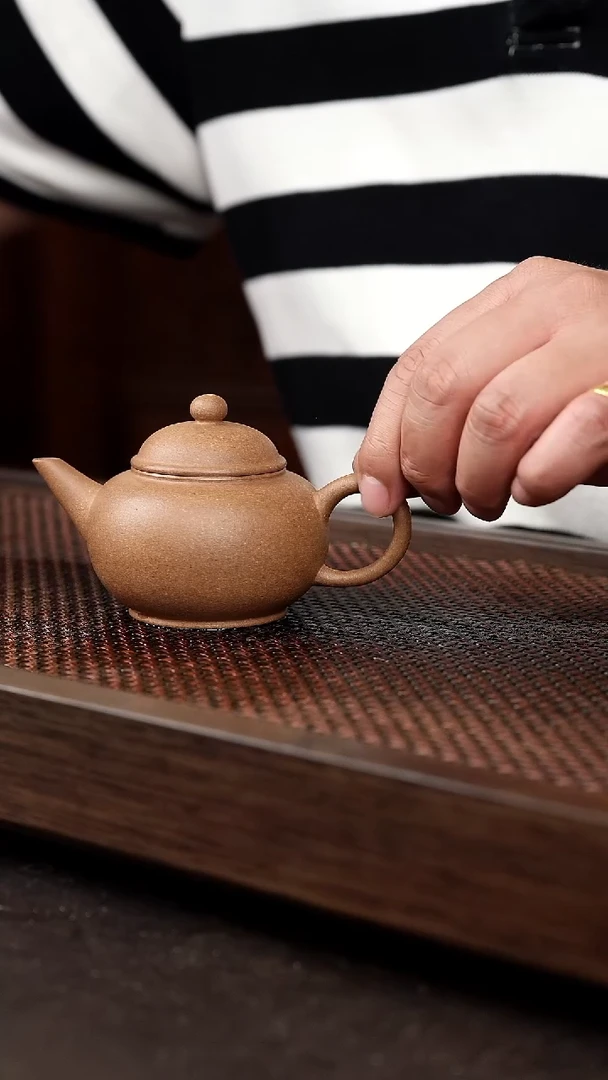 茶壶紫砂芝麻绿水平