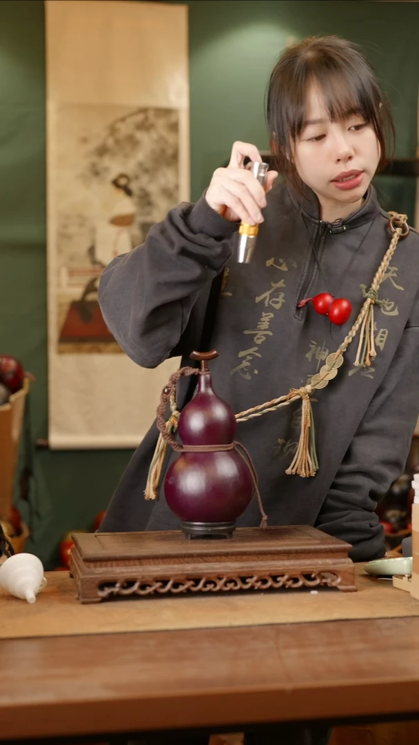 40号精品天然大漆酒葫芦一物一拍~