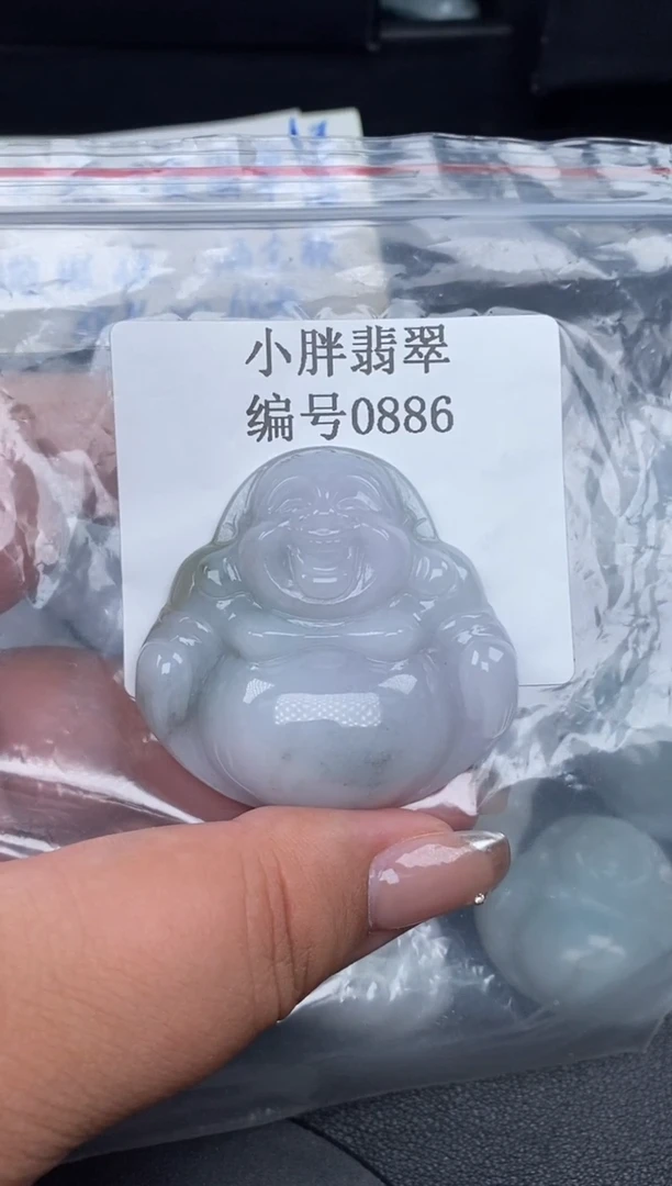 翡翠未镶嵌颈饰微瑕缅甸天然A货翡翠0886