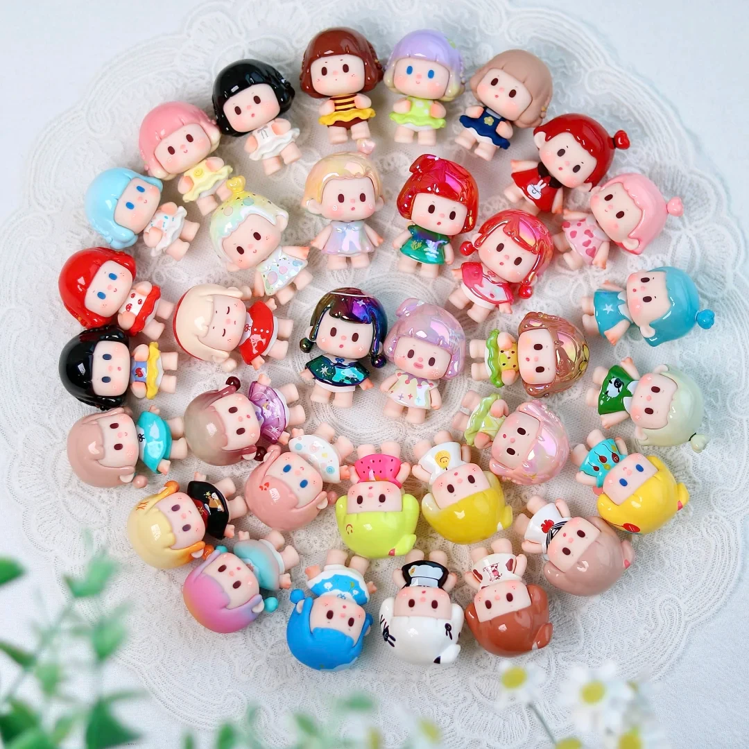 【开盒不退不H】不二小时候系列迷你手办盲袋盲盒萌粒潮玩公仔玩偶