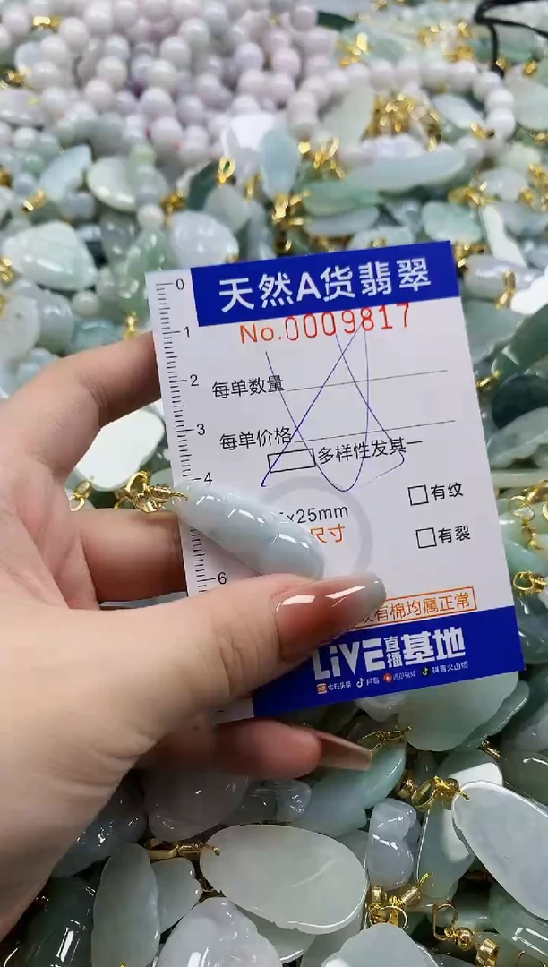 颈饰未镶嵌翡翠天然A货翡翠