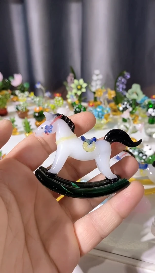 琉璃手工艺品瑶瑶马