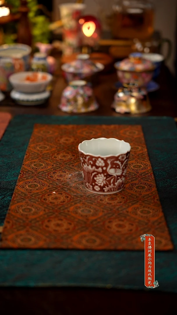 瓷片景德镇窑口茶器7673