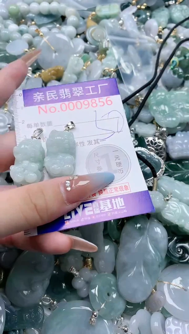 翡翠未镶嵌吊坠(不含链)9856