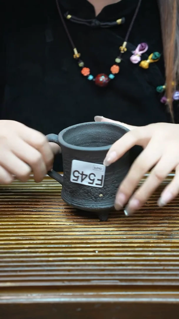 万古烧粗陶手工茶具