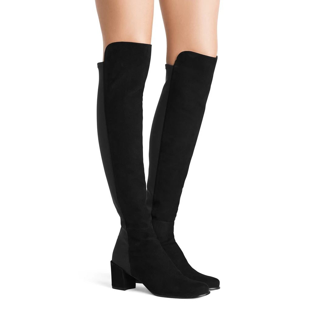 Stuart Weitzman斯图尔特City Block Boot女士过膝长靴6.5CM方跟
