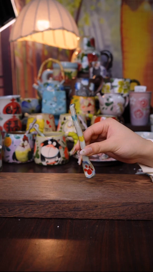 杯子泥垚手作 景德镇手工手绘陶瓷器物