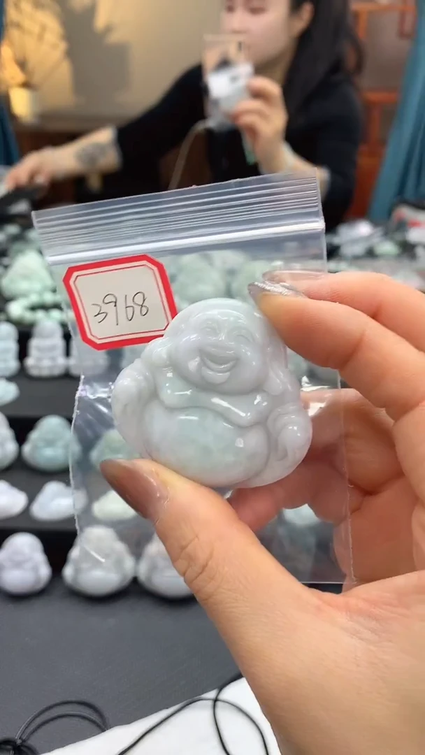 颈饰未镶嵌翡翠佛公3968