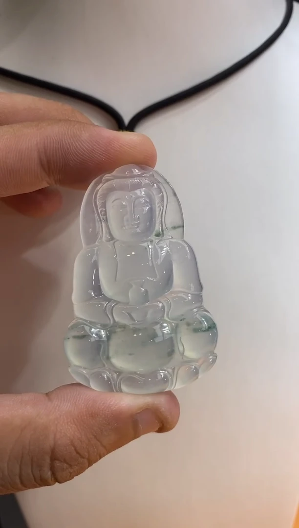 吊坠(不含链)未镶嵌翡翠观音9500