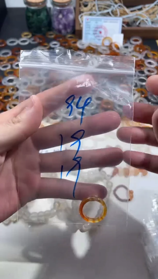 【闪购商品】玛瑙/玉髓戒指未镶嵌94