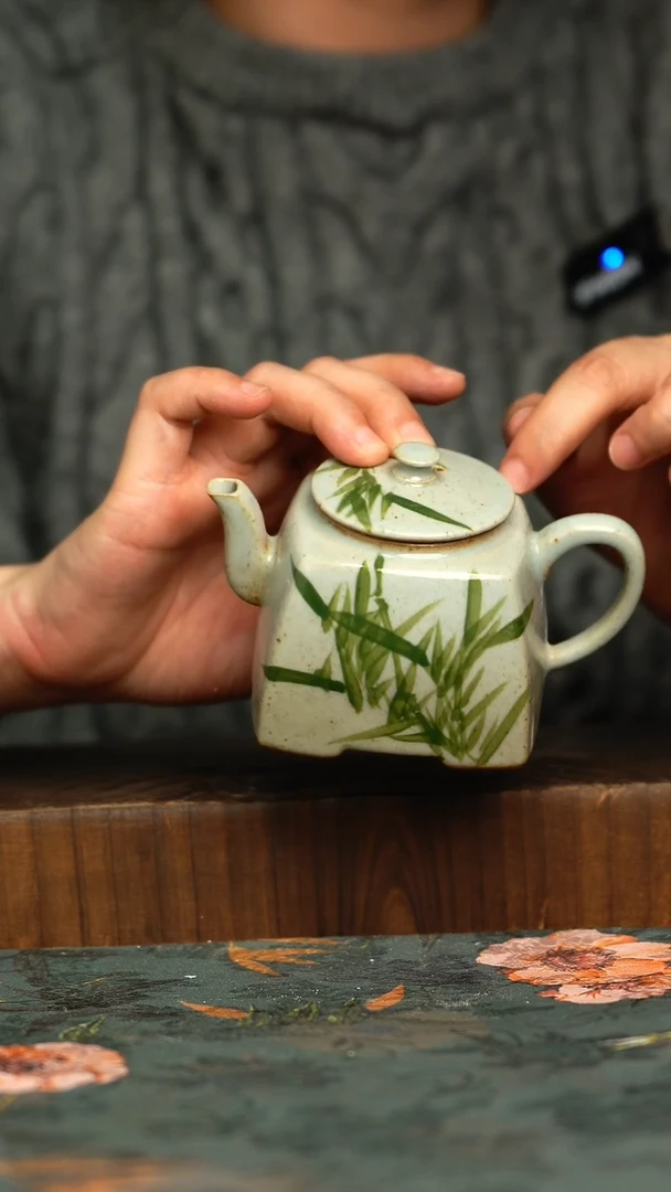 杯釉下彩手工手绘同款陶器