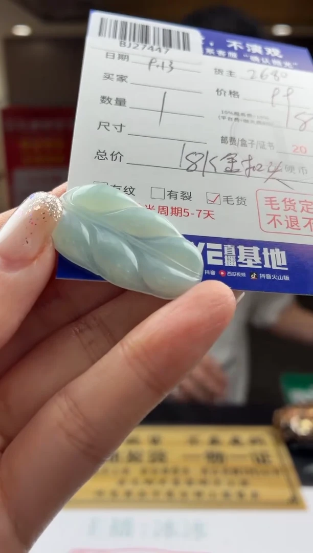 颈饰未镶嵌翡翠BJ27447多样性发一