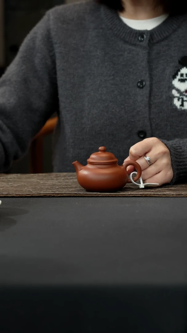 【闪购商品】紫砂茶壶朱泥容天壶120cc