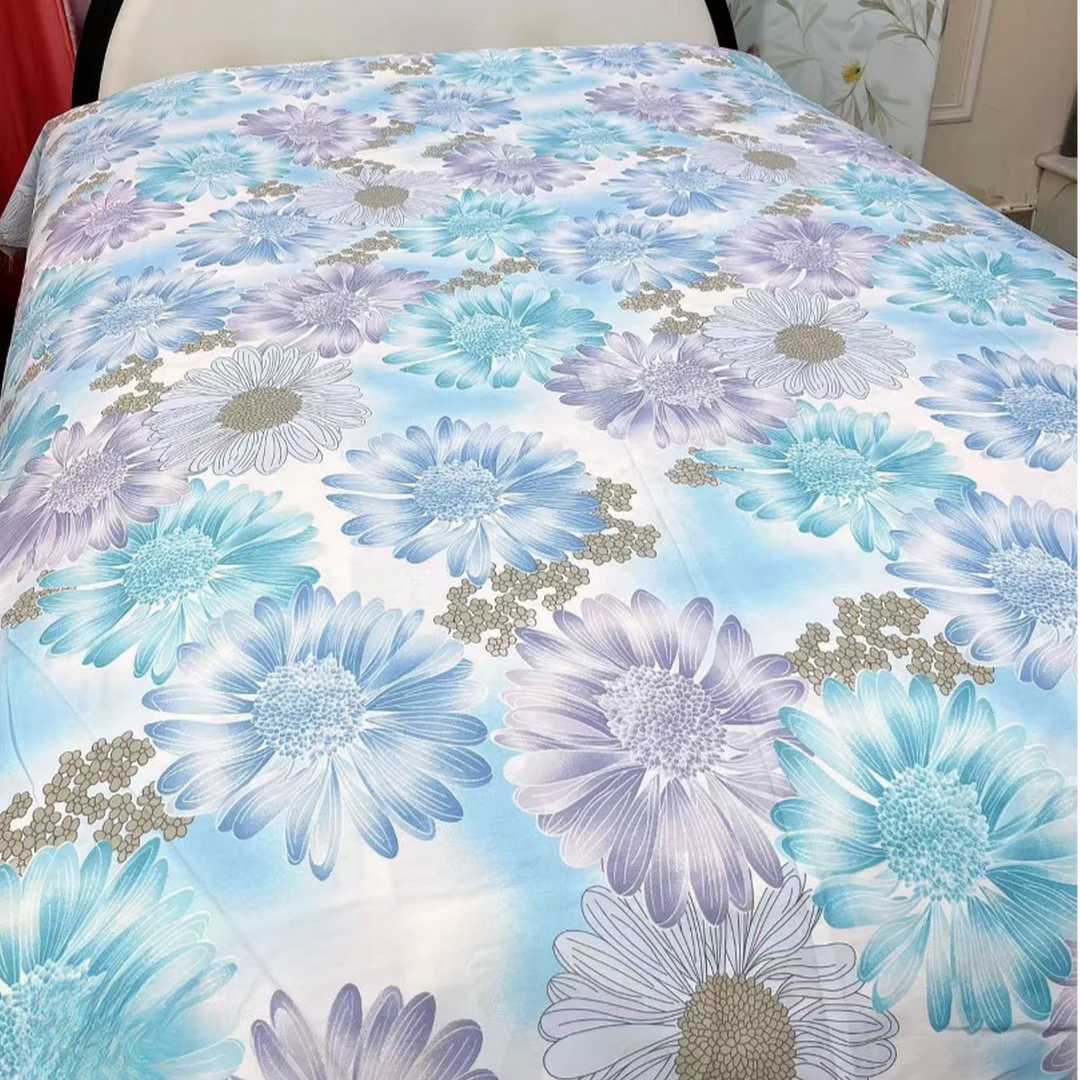 【人字纹竹棉段】2.3米*2.5米床单 加厚加密贴身透气【冰雪奇遇】