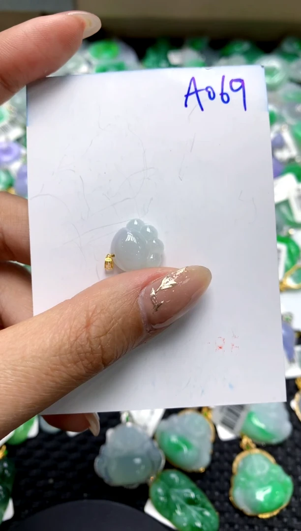 【闪购商品】翡翠颈饰18K金镶嵌1111111111111111