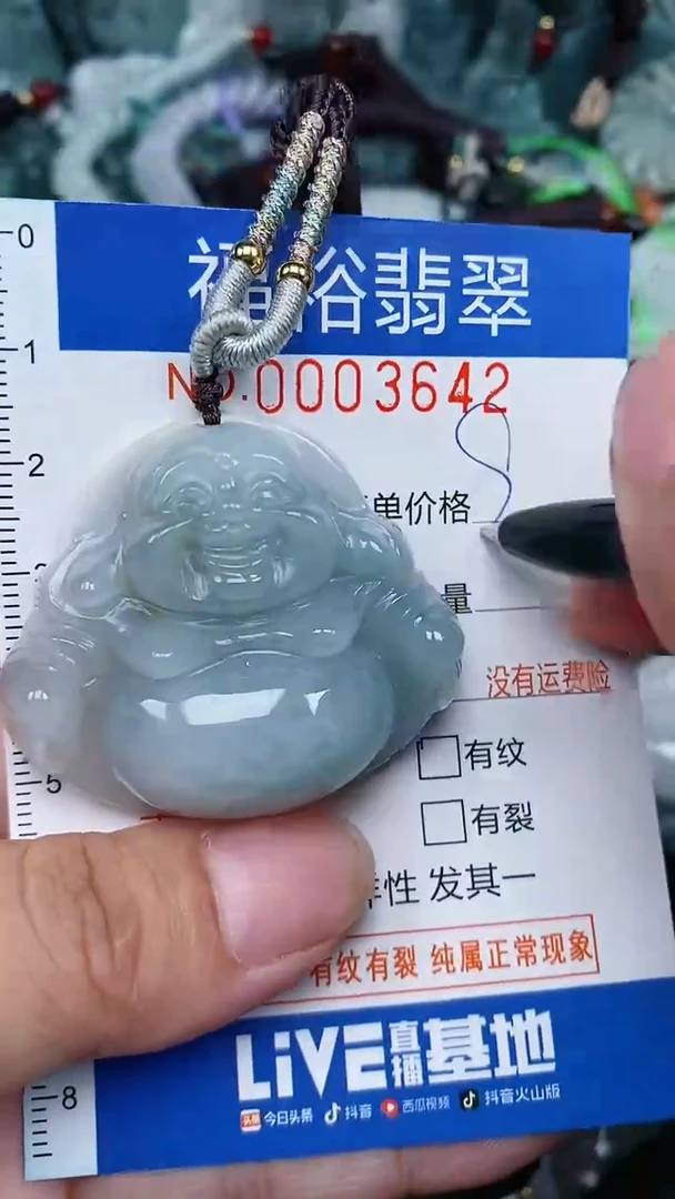 翡翠未镶嵌颈饰...0003642
