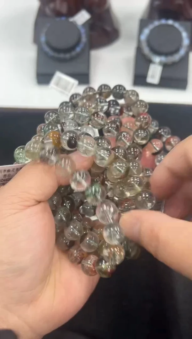 【闪购商品】水晶手链未镶嵌GD4535约11mm多样性发一件