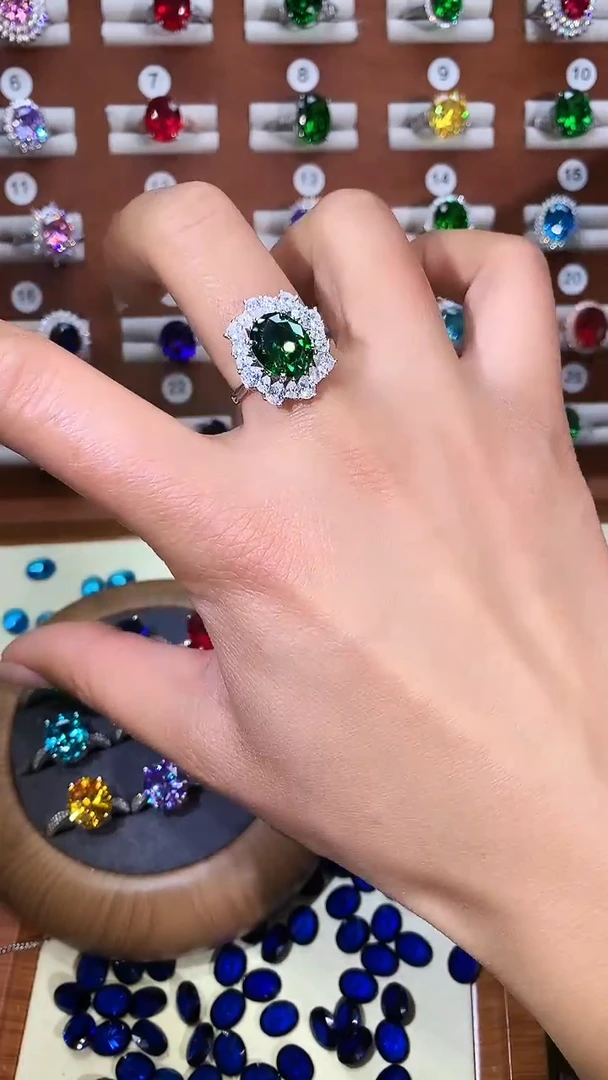 无925银莎弗莱戒指