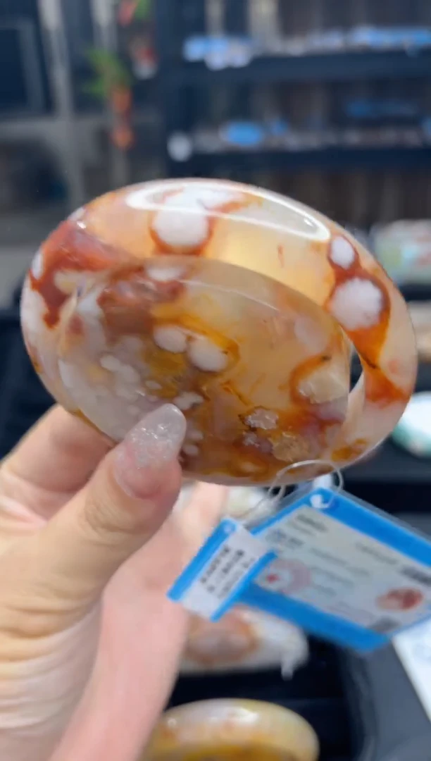 石英质玉手镯未镶嵌287(58圈赠送镯心)