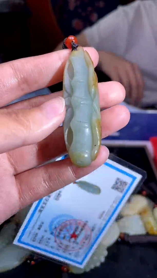 和田玉未镶嵌挂件1