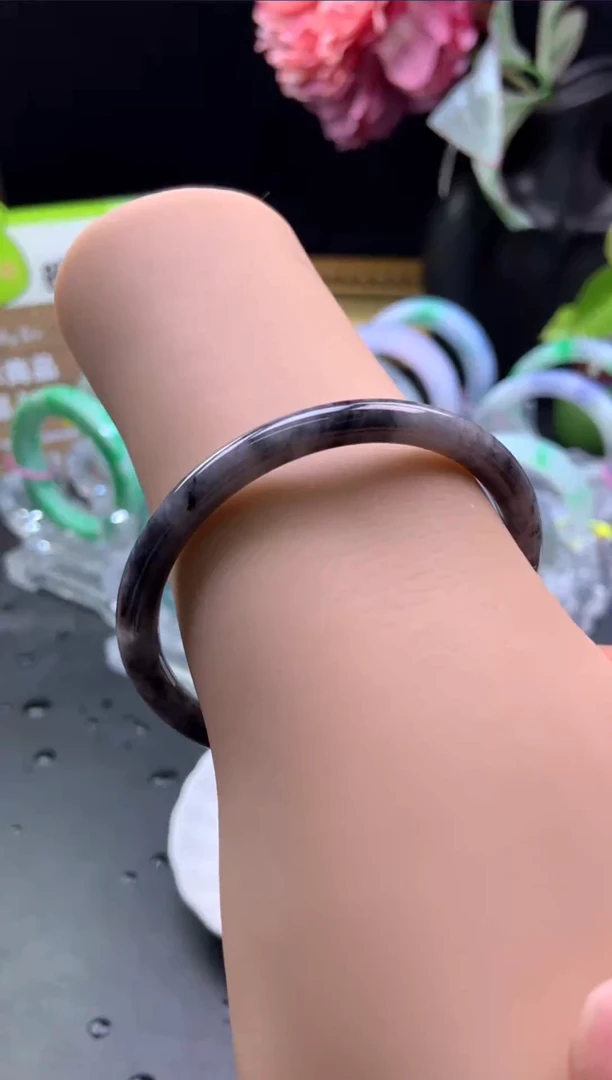 未镶嵌手镯定制翡翠55-56「定制不退不换」