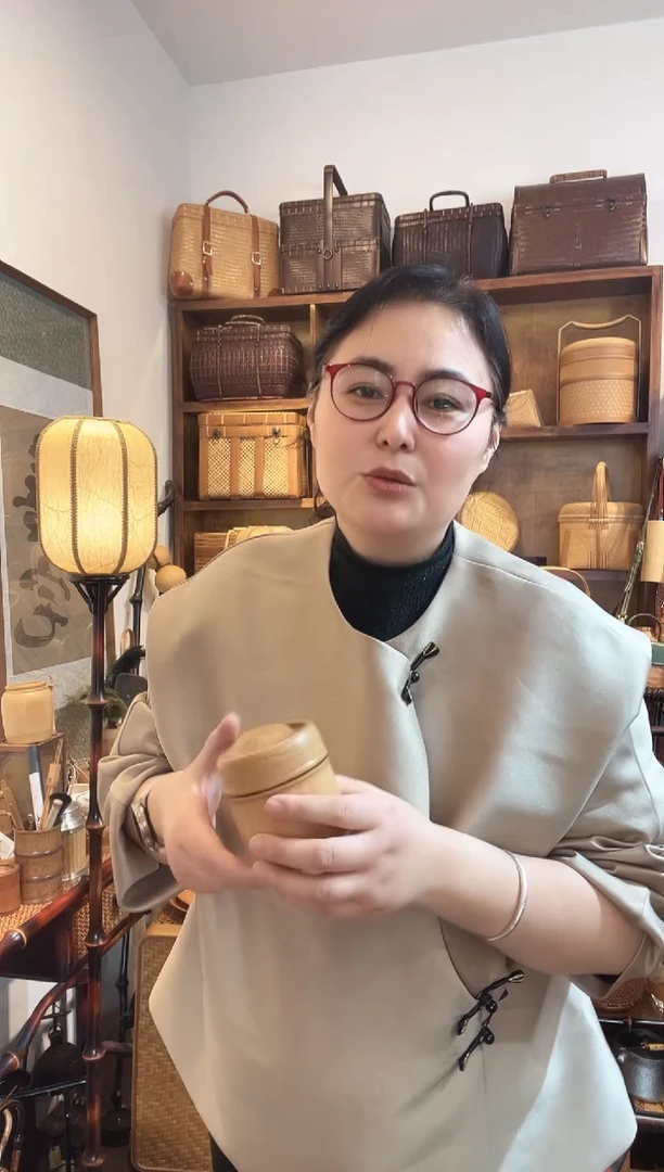 楠竹竹制茶叶罐小