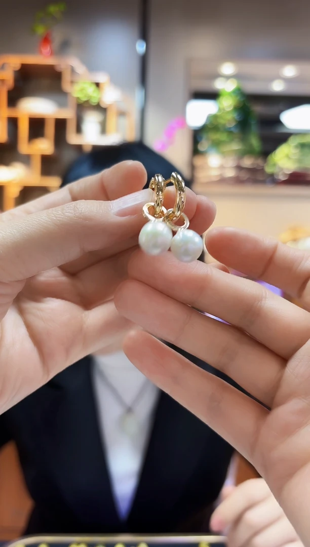【闪购商品】淡水珍珠耳饰合金耳饰10