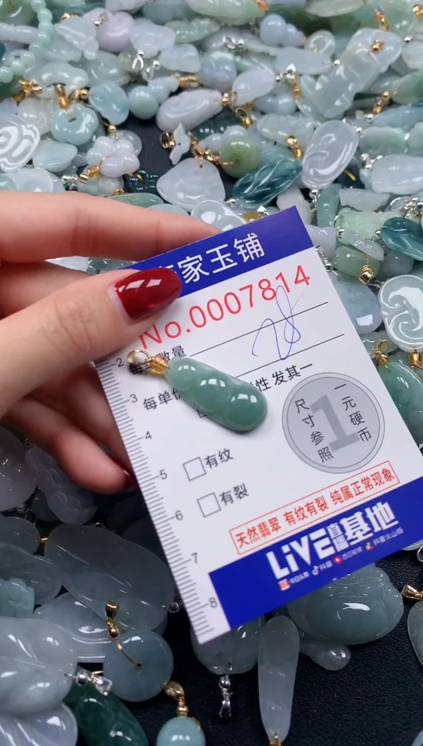 颈饰未镶嵌翡翠7814