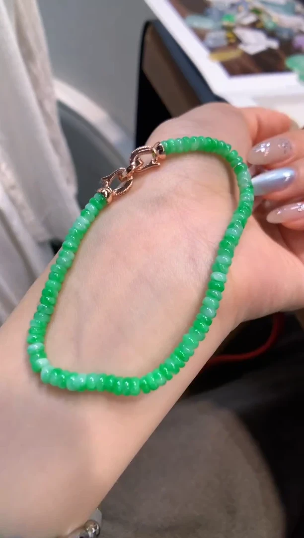 未镶嵌手串翡翠手串