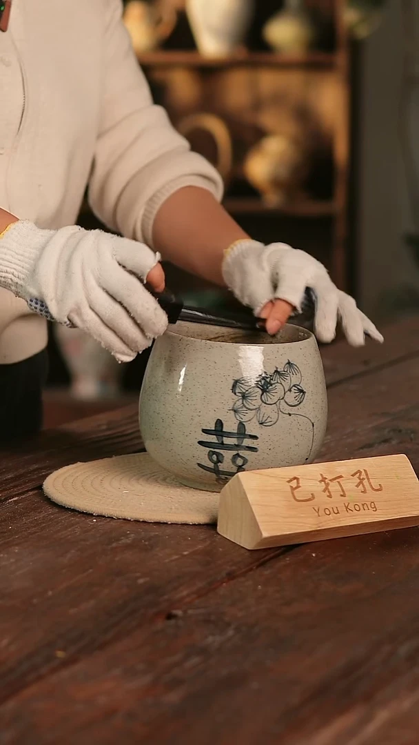 摆件10-224高15口12误差2已打孔孤品瑕疵