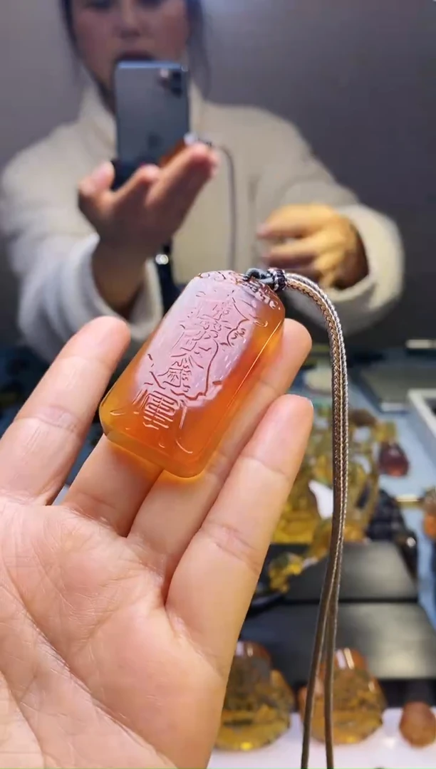 【闪购商品】琥珀颈饰未镶嵌HP98-92（太岁·猴虎蛇猪）