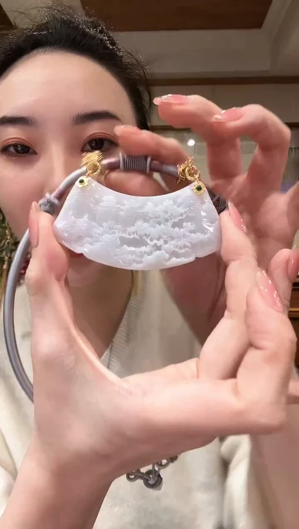 【闪购商品】翡翠颈饰未镶嵌国风