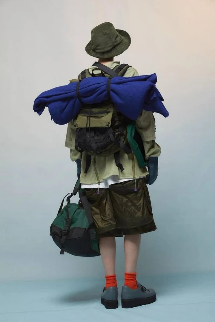 【UNCROSS】火柴人~ 25ss 秋冬 复古百搭透气工装长裤25-05