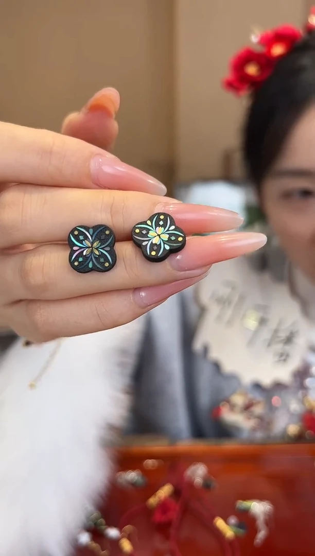 刺绣苏绣世家非遗手工（耳环）