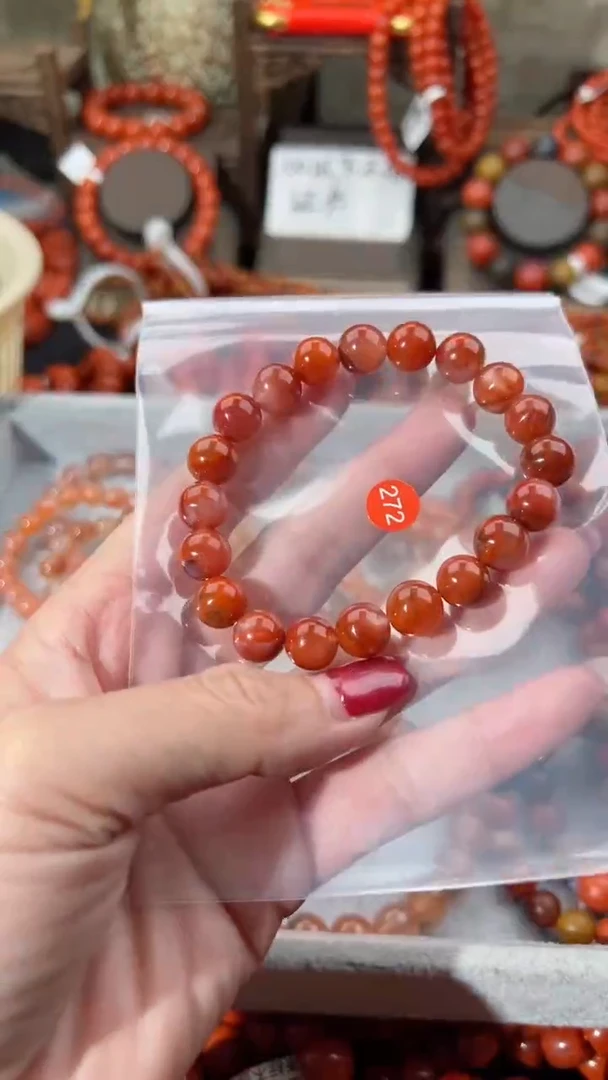 【闪购商品】南红玛瑙手串未镶嵌9+