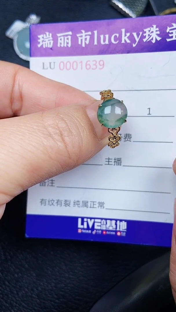 颈饰银S925镶嵌翡翠1639